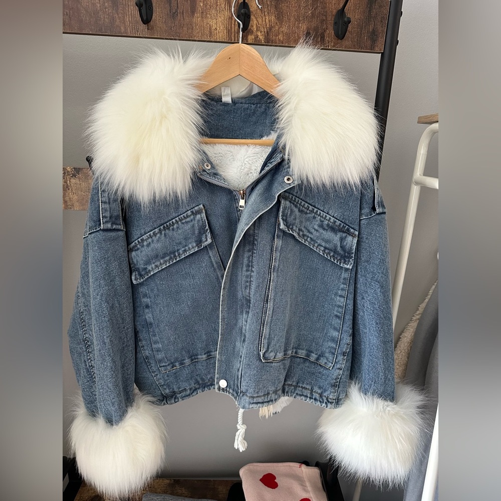 Fur Jean jacket